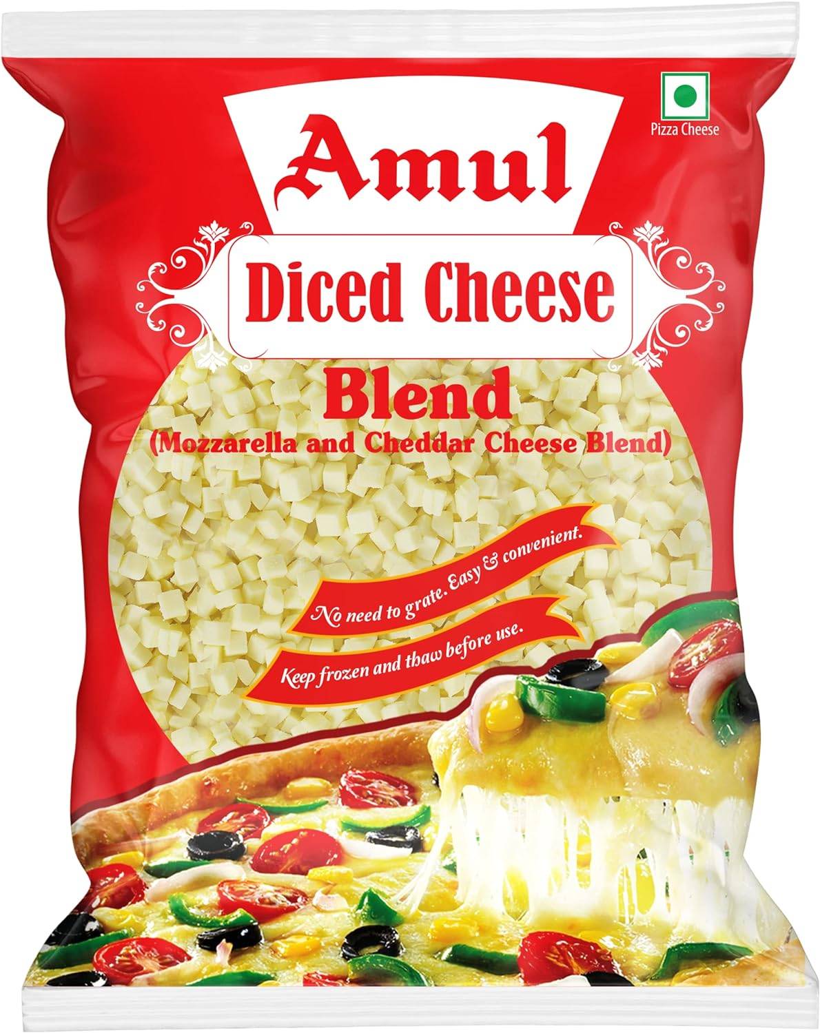 Amul Diced Cheese Blend, 200 G - Inqyri.com